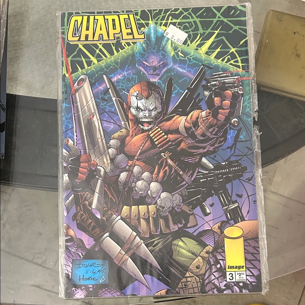 Chapel Comic Book with Vibrant Cover Art